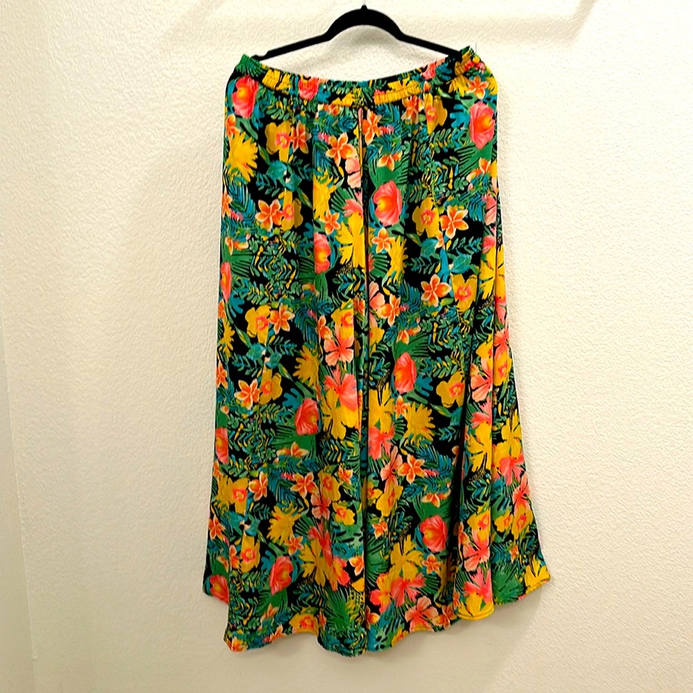 Rachel Zoe full maxi skirt floral